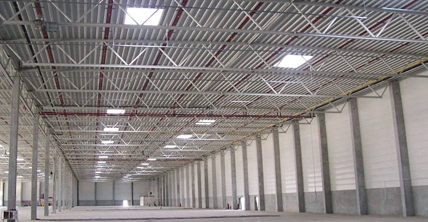 Fire protection installations and central heating for Prologis factory in Bielany Wrocławskie